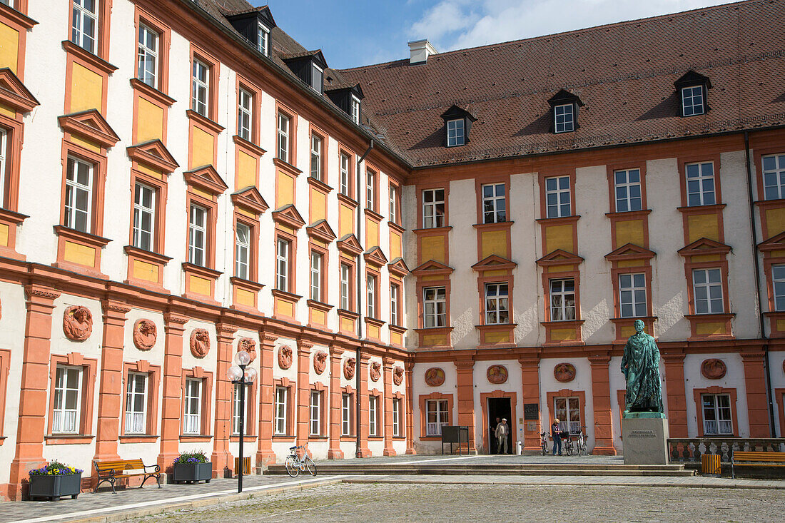 Aussenansicht von Altes Schloss, Bayreuth, Franken, Bayern, Deutschland, Europa