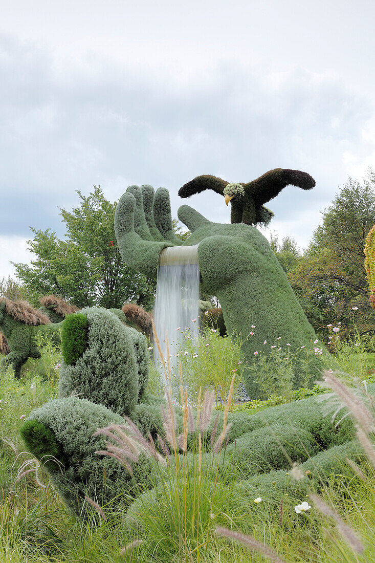 Pflanzenskulptur, Mosaiculture Ausstellung 2013, Montreal, Provinz Quebec, Kanada