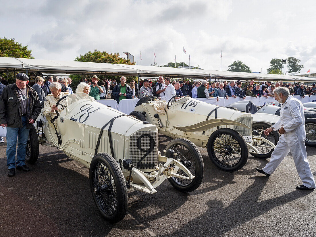 1914 Mercedes Grand Prix 4,5 Liter, Goodwood Festival of Speed 2014, Rennsport, Autorennen, Classic Car, Goodwood, Chichester, Sussex, England, Großbritannien