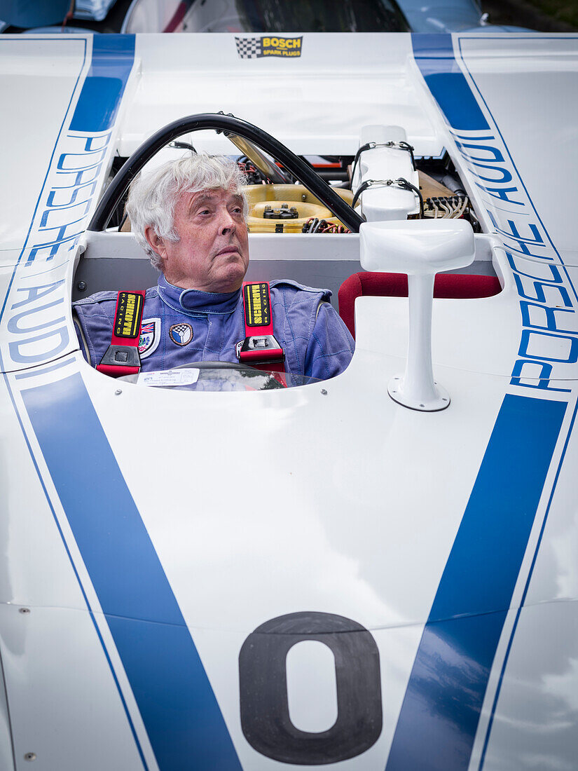 Brian Redman, 1969 Porsche 917 P/A, Goodwood Festival of Speed 2014, racing, car racing, classic car, Chichester, Sussex, United Kingdom, Great Britain