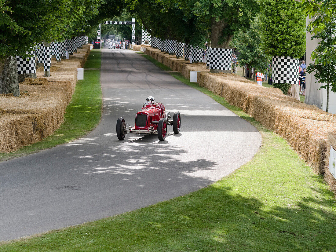 1933 Maserati 8CM, Goodwood Festival of Speed 2014, Rennsport, Autorennen, Classic Car, Goodwood, Chichester, Sussex, England, Großbritannien