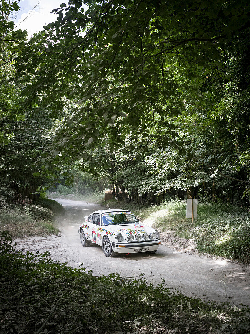 1972 Porsche 911, Forest Rally, Goodwood Festival of Speed 2014, racing, car racing, classic car, Chichester, Sussex, United Kingdom, Great Britain