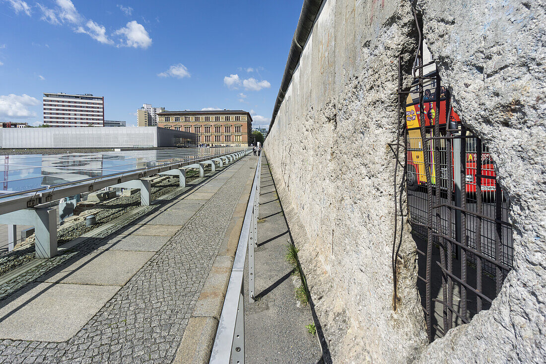 Topography des Terrors und Berliner Mauer, Berlin, Deutschland