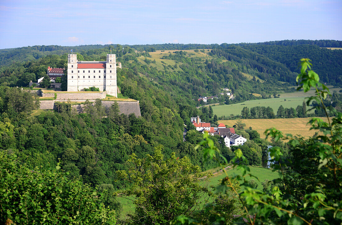 Willibaldsburg castle, Eichstaett, Altmuehltal valley, Upper Bavaria, Bavaria, Germany