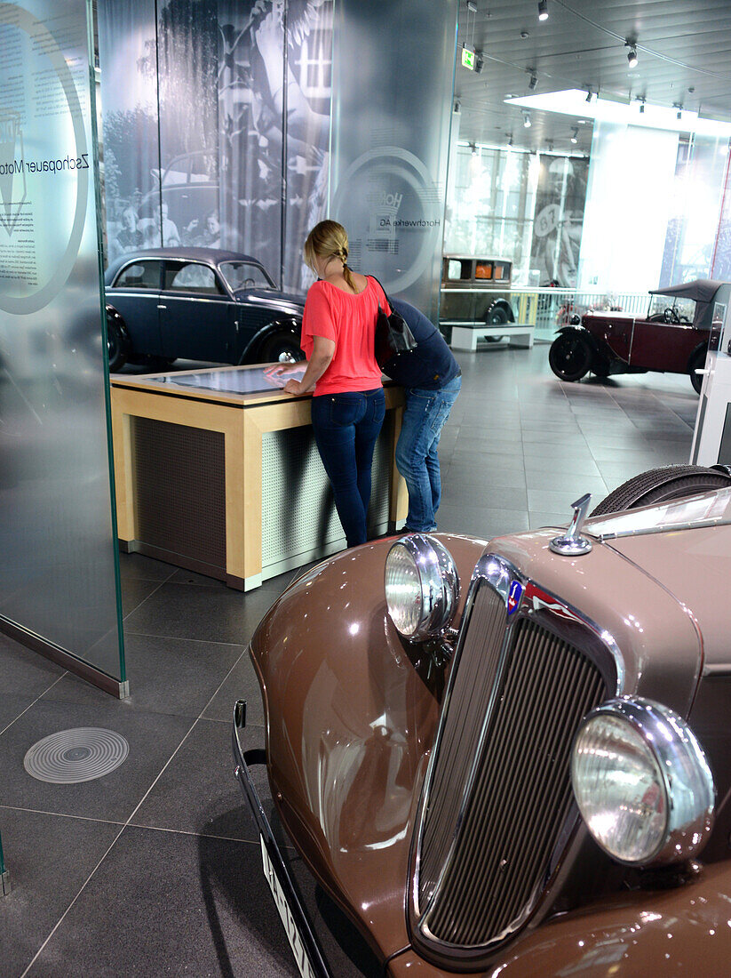 Audi-Museum in Ingolstadt, Upper Bavaria, Bavaria, Germany