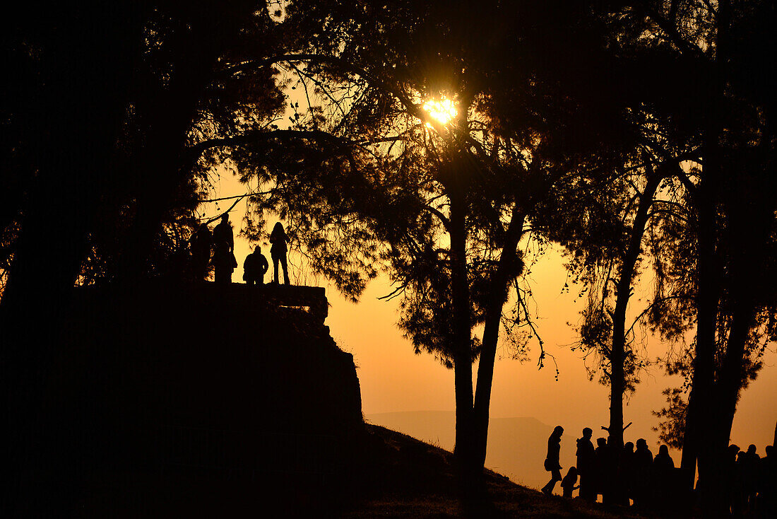 Sonnenaufgang am Ölberg, Jerusalem, Israel