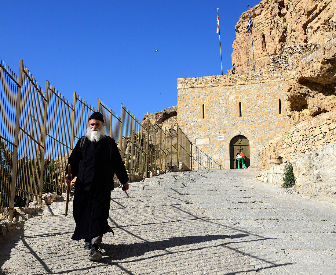 St. Georgs Kloster bei Jericho, Palästinensische Gebiete neben Israel