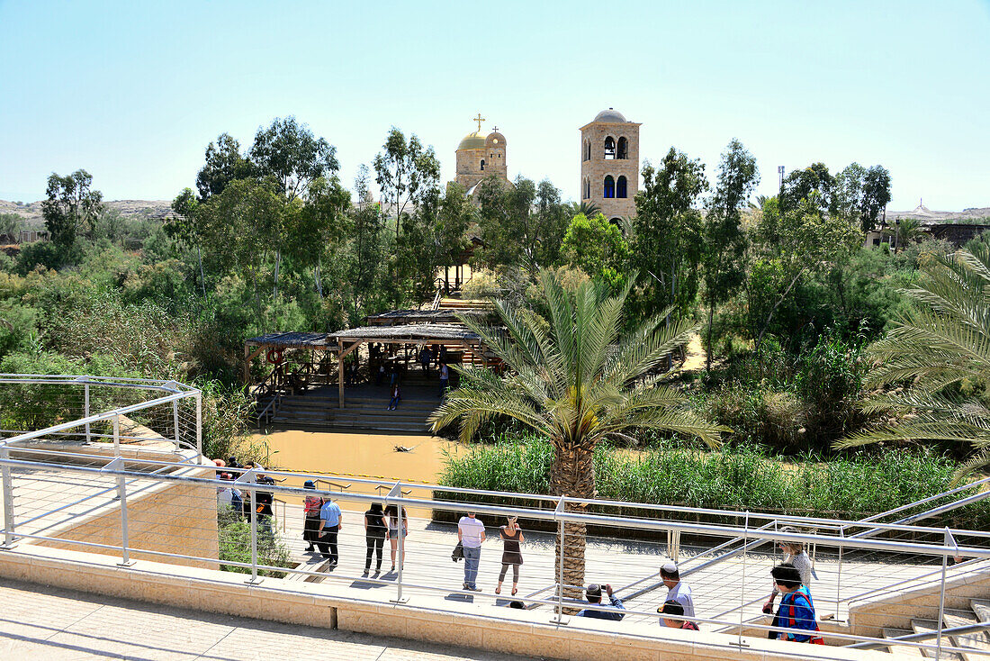 am Jordan, Qasr el Yahud bei Jericho im Palästinensischem Gebiet neben Israel