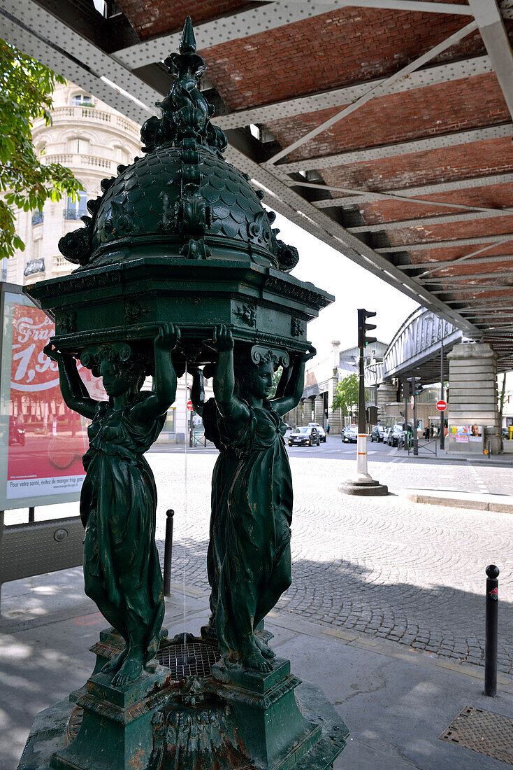 France, Paris, Wallace fountain