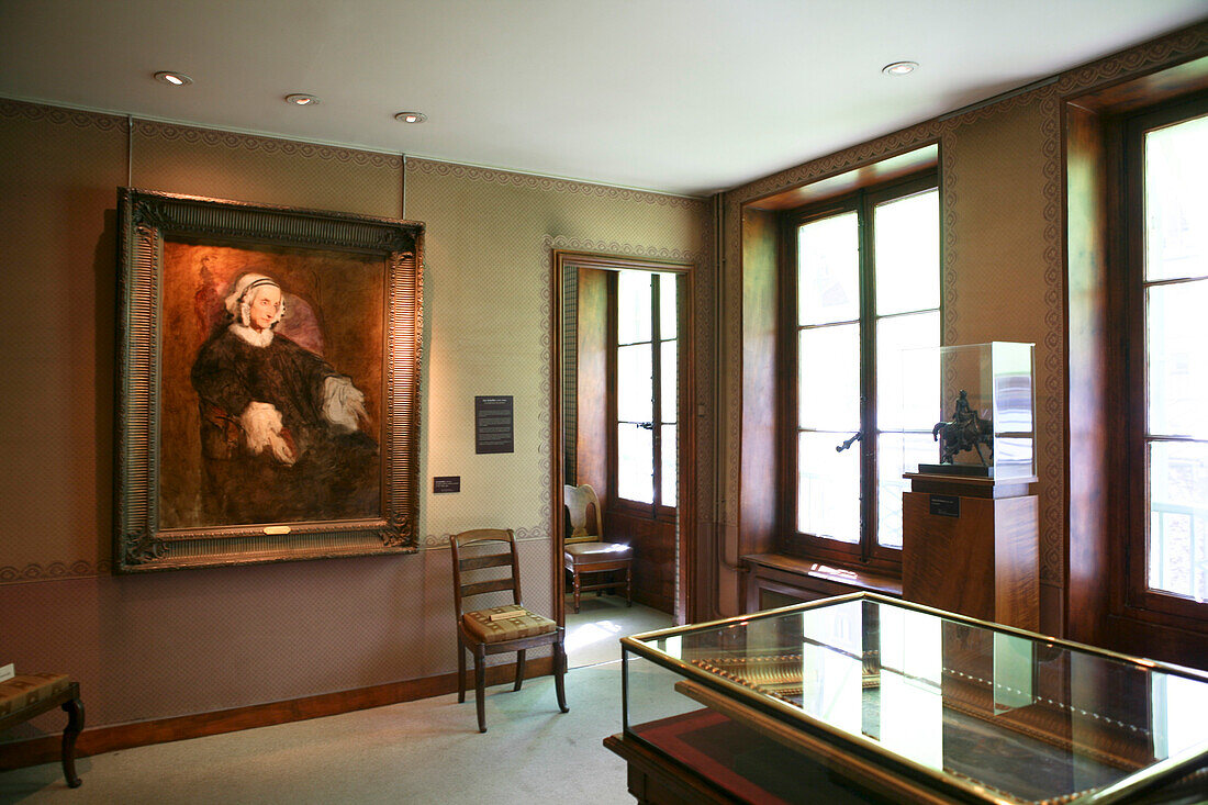 France, Paris, Museum of Romantic Life, exhibition room