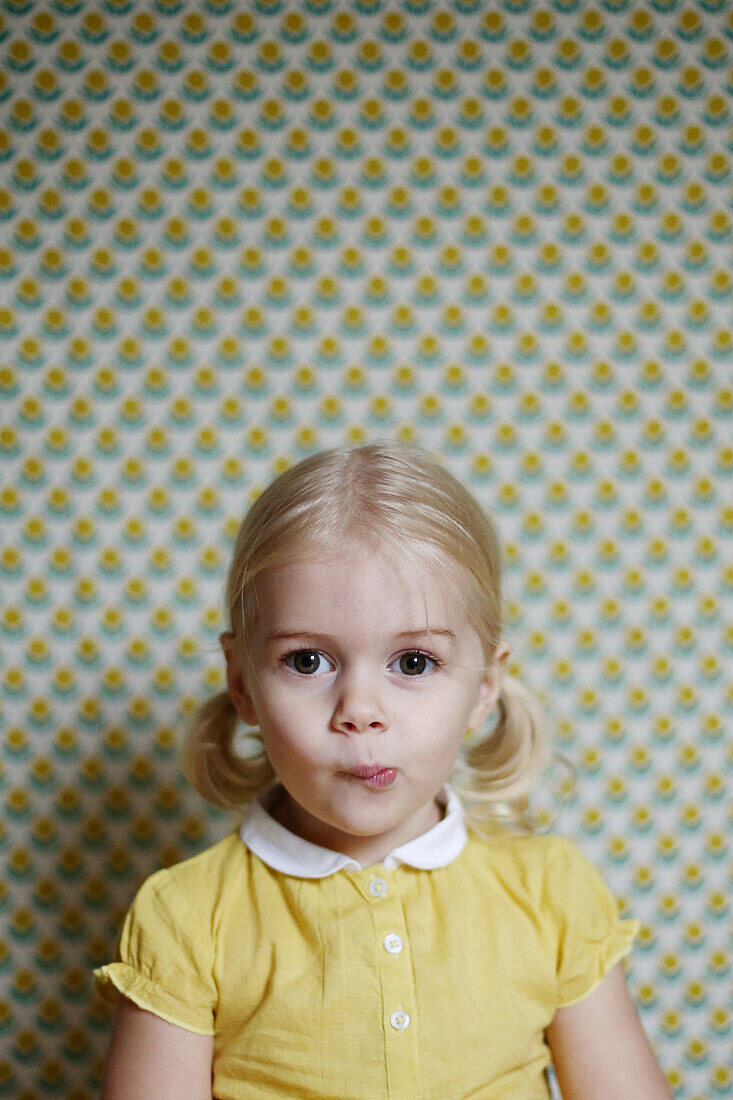 Portrait of a 2 years old girl