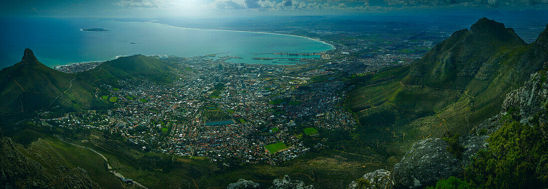 Aerial view of Cape Town, Western Cape, South Africa