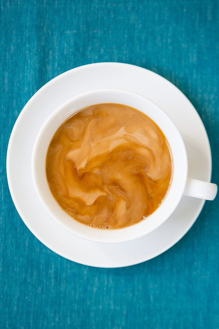 Coffee with Cream, High Angle View