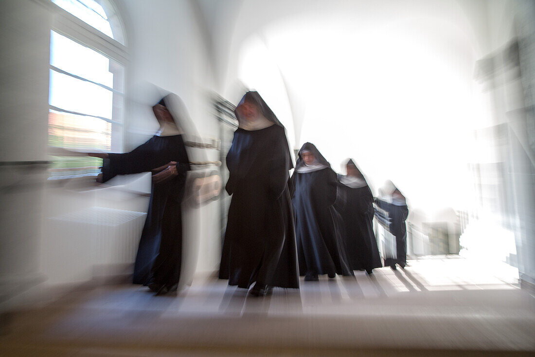 nunnery, nuns in black, Germany