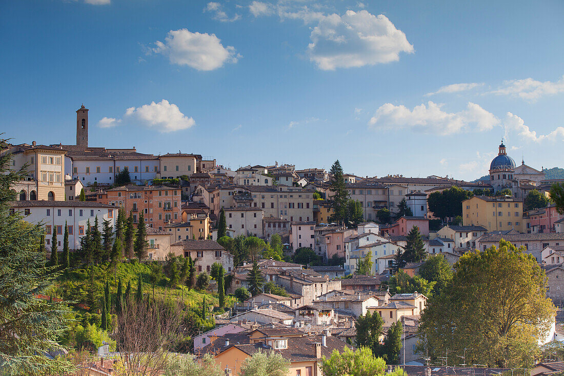 View of Spoleto, Umbria, Italy, Europe