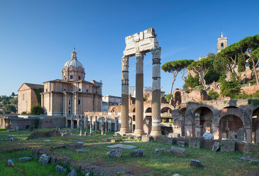 Roman Forum, UNESCO World Heritage Site, Rome, Lazio, Italy, Europe