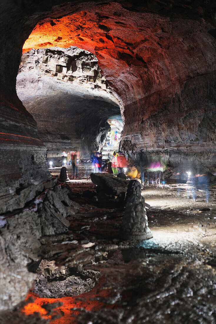 Manjanggul Lava Tube, UNESCO World Heritage Site, Jeju Island, South Korea, Asia