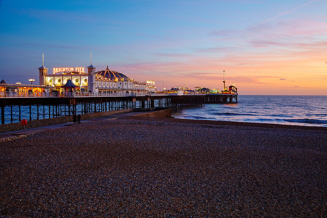 Brighton Pier, Brighton, Sussex, England, United Kingdom, Europe