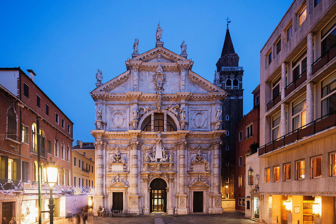 San Moise Church, Venice, UNESCO World Heritage Site, Veneto, Italy, Europe