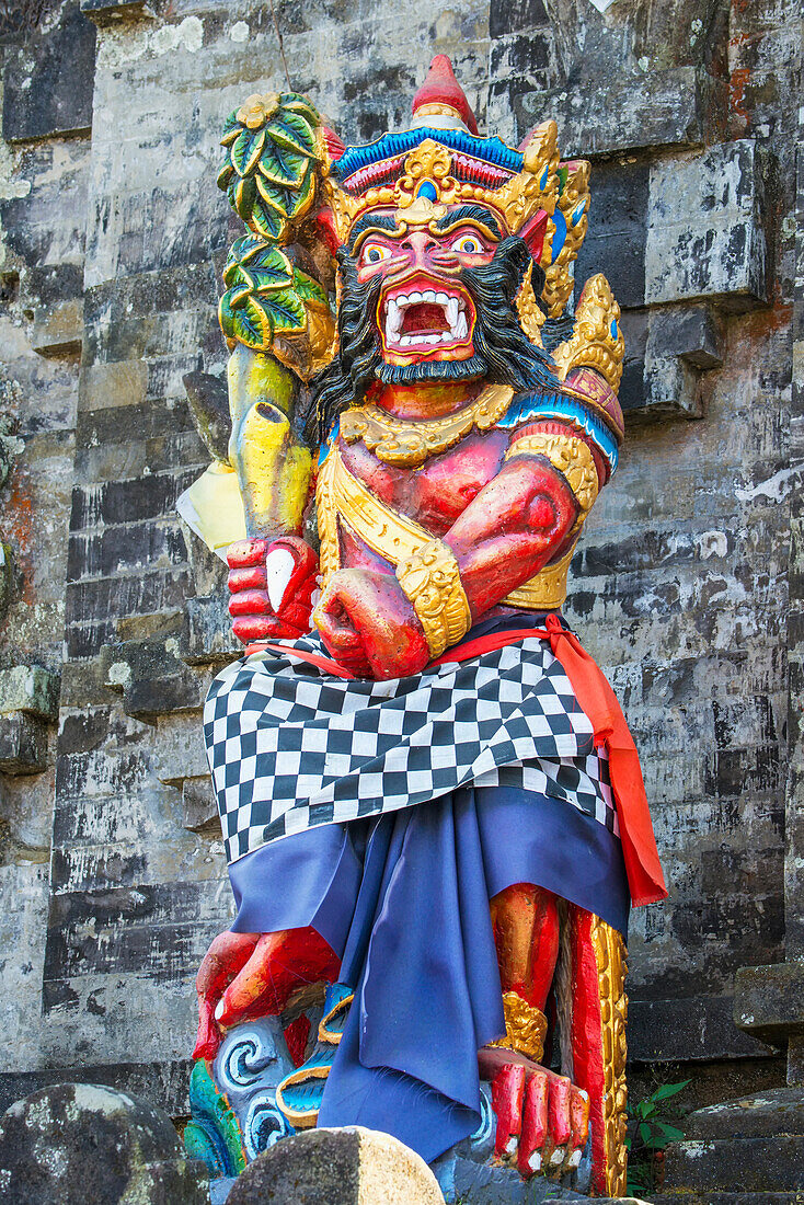 Statue, Pura Ulun Danu Batur temple, Bali, Indonesia, Southeast Asia, Asia