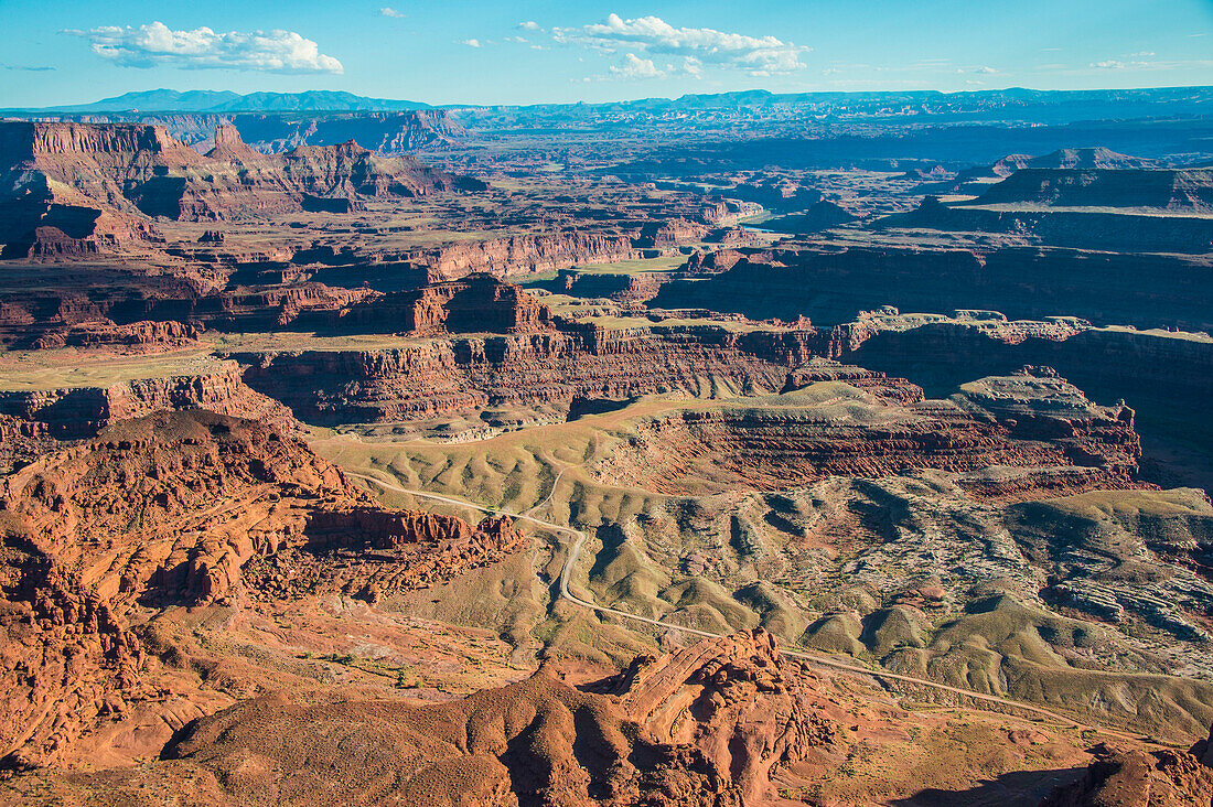 View over the canyonlands and the Colorado River from the Dead Horse State Park, Utah, United States of America, North America