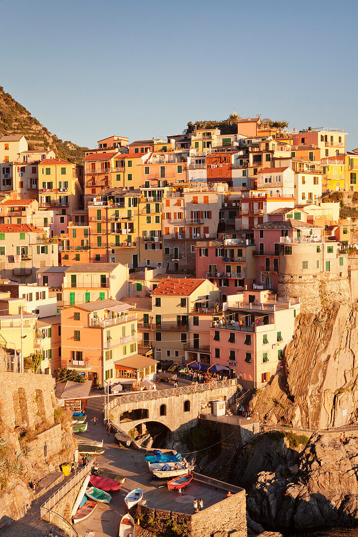 Manarola, Cinque Terre, UNESCO World Heritage Site, Riviera di Levante, Provinz La Spazia, Liguria, Italy, Europe