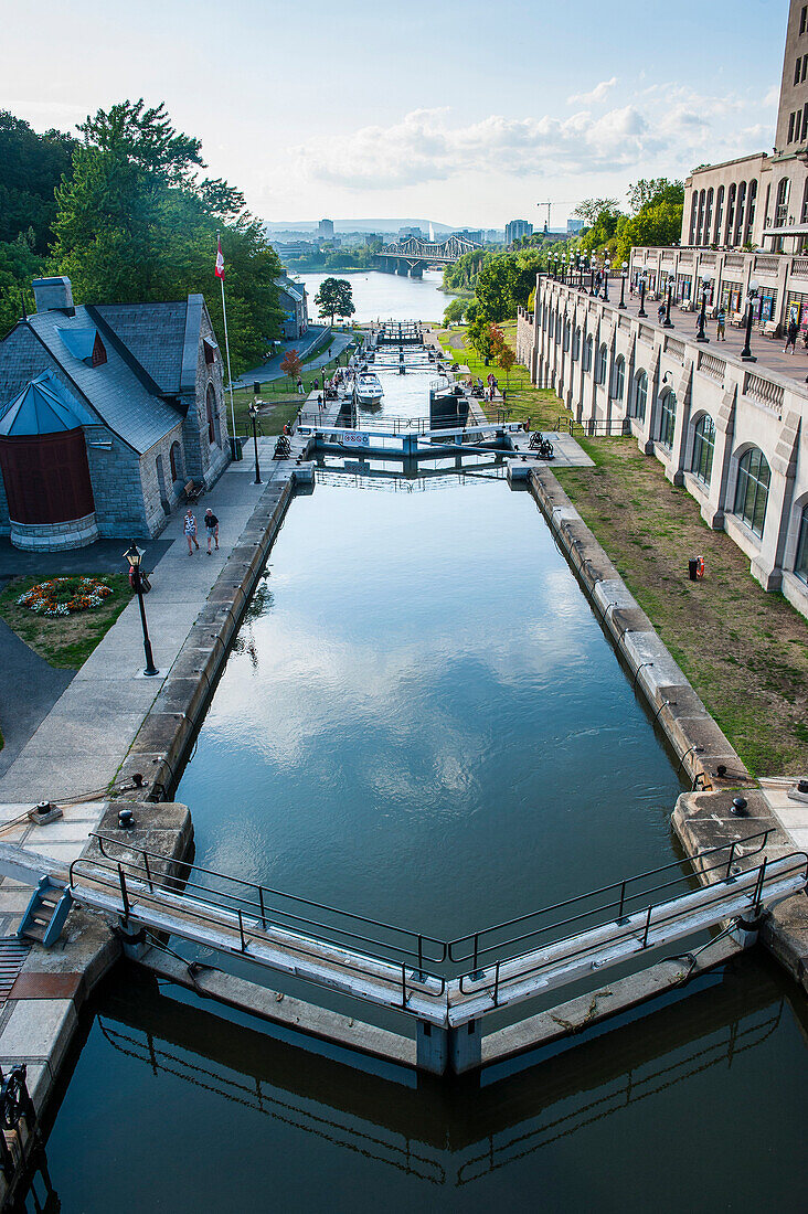 Rideau Canal, Ottawa, Ontario, Canada, North America