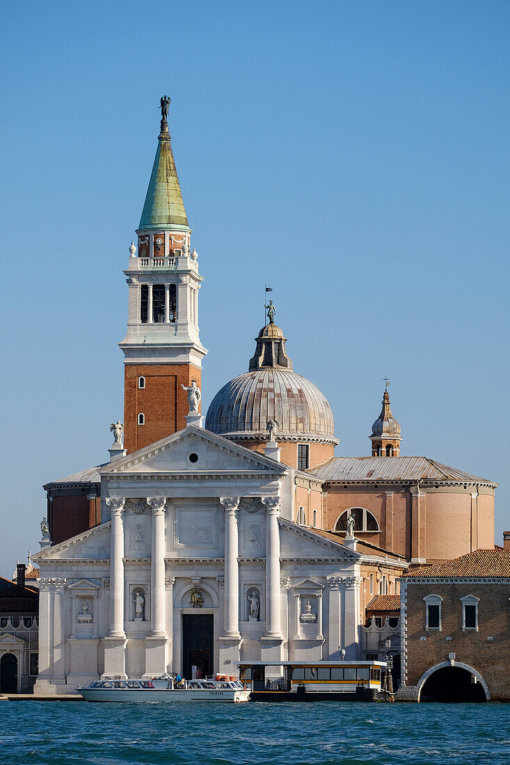 Church of San Giorgio Maggiore, designed by Palladio, San Giorgio island, Venice, UNESCO World Heritage Site, Veneto, Italy, Europe