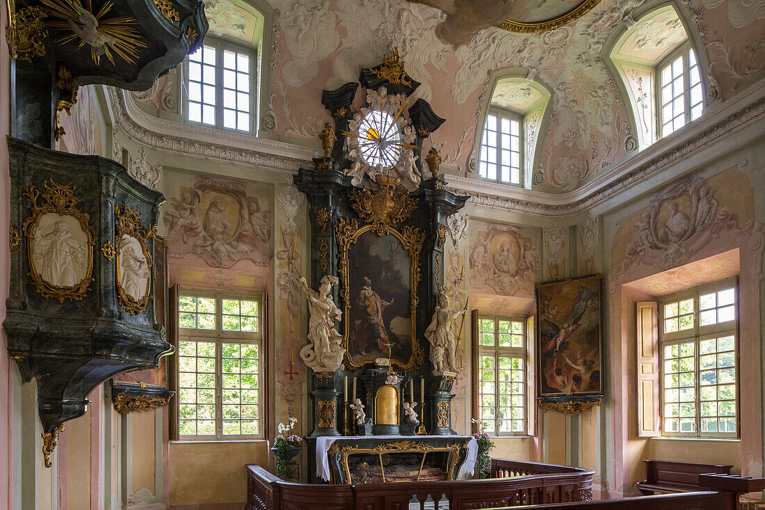 Palace chapel, Clemenswerth, Lower Saxony, Germany