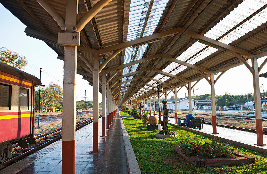 train station in Chiang Mai in northern Thailand