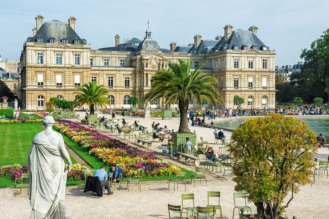 Luxembourg Palace and Gardens, Paris, France, Europe