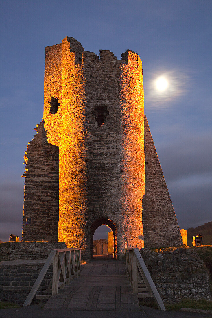 Aberystwyth Castle, Ceredigion, West Wales, United Kingdom, Europe