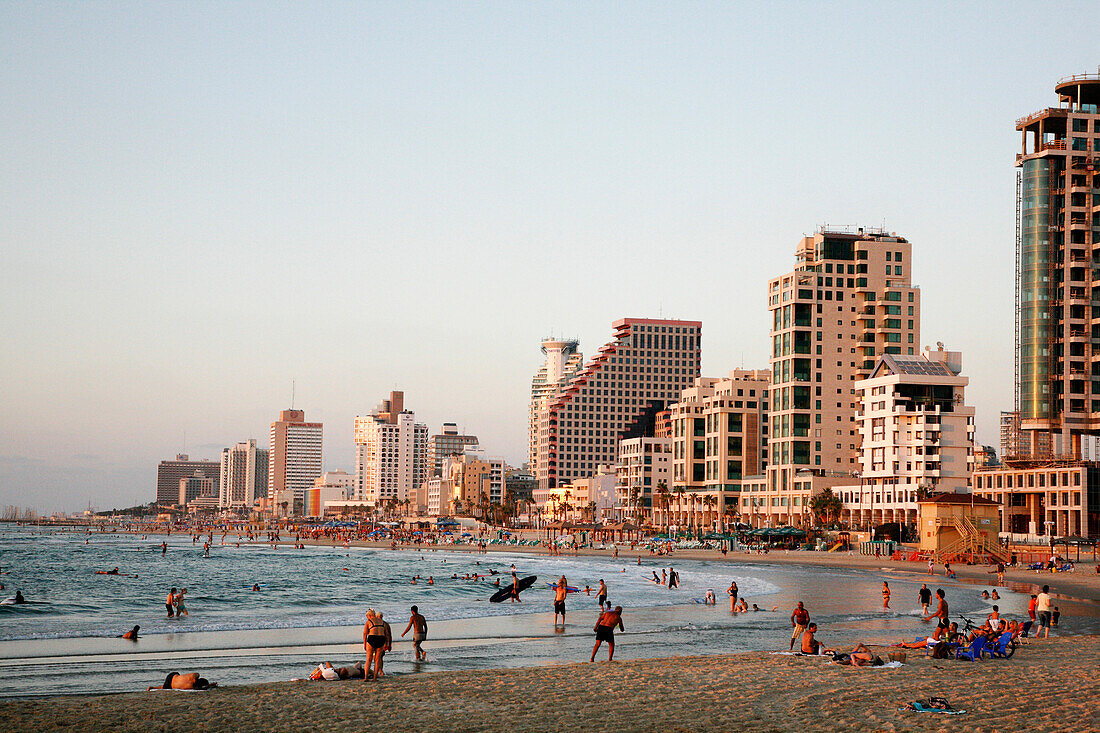 Beach, Tel Aviv, Israel, Middle East