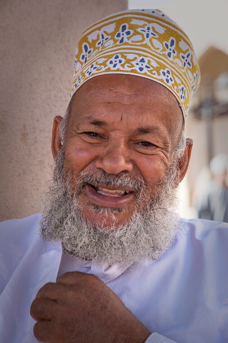 Arab man in the Souk of Nizwa, Oman, Middle East