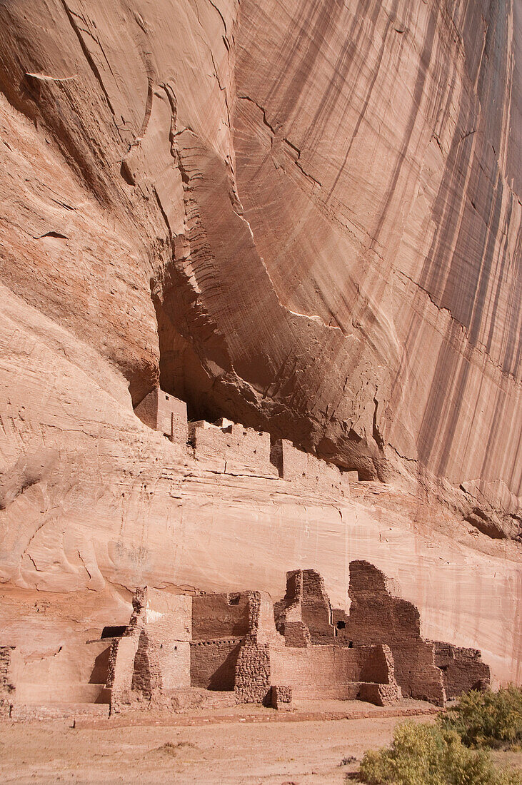 Canyon de Chelly National Monument, Mummy Cave Ruins, Arizona, United States of America, North America