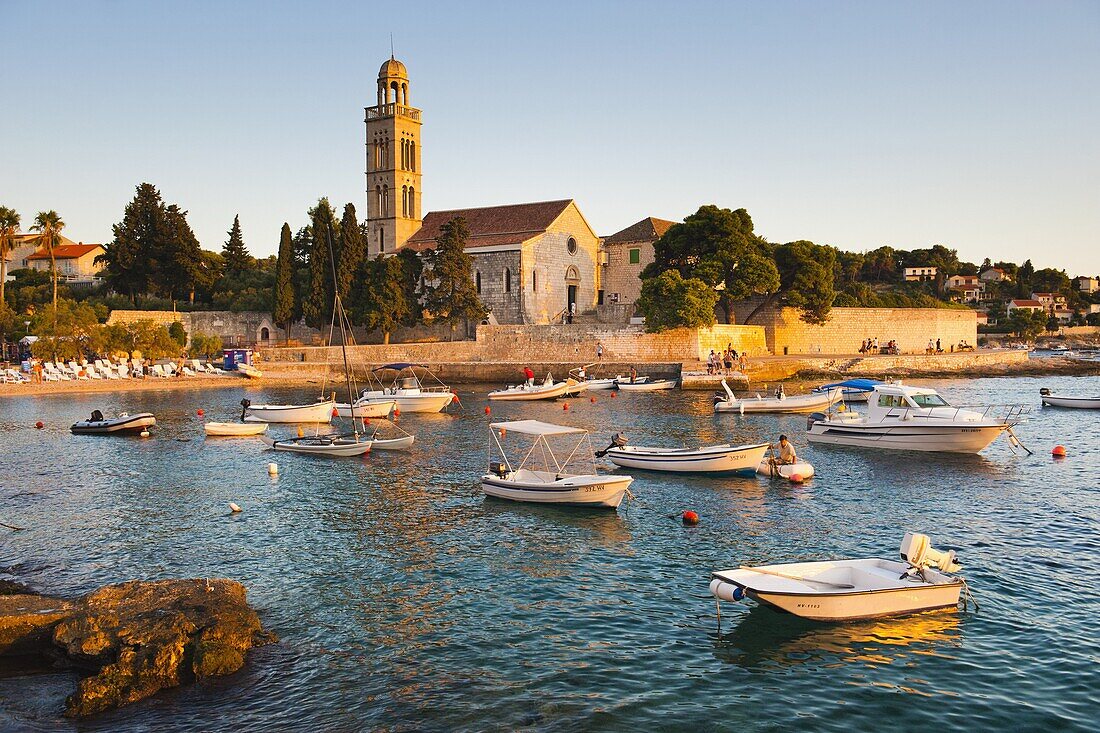 Franciscan Monastery, Hvar Town, Hvar Island, Dalmatian Coast, Adriatic, Croatia, Europe