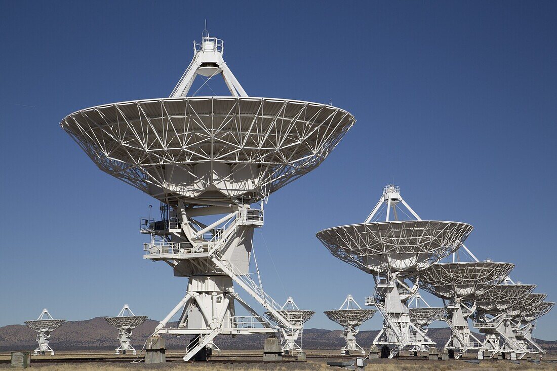 The Very Large Array (The National Radio Astronomy Observatory), multiple antennas, New Mexico, United States of America, North America