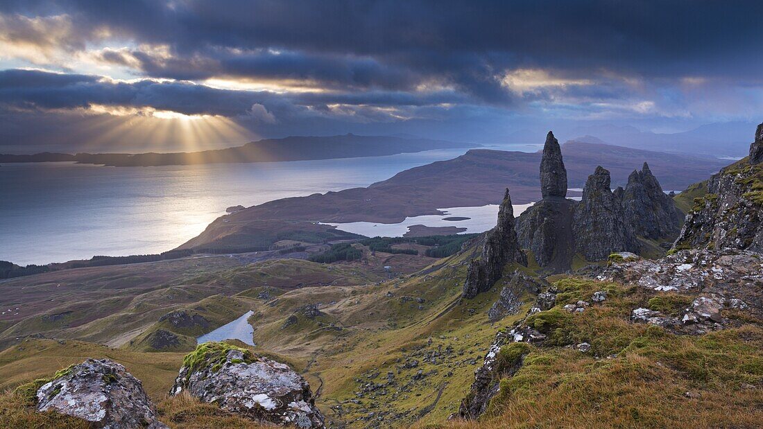 Old Man of Storr, Isle of Skye, Inner Hebrides, Scotland, United Kingdom, Europe