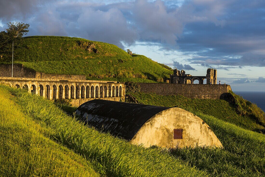 Brimstone Hill Fortress, UNESCO World Heritage Site, St. Kitts, St. Kitts and Nevis, Leeward Islands, West Indies, Caribbean, Central America