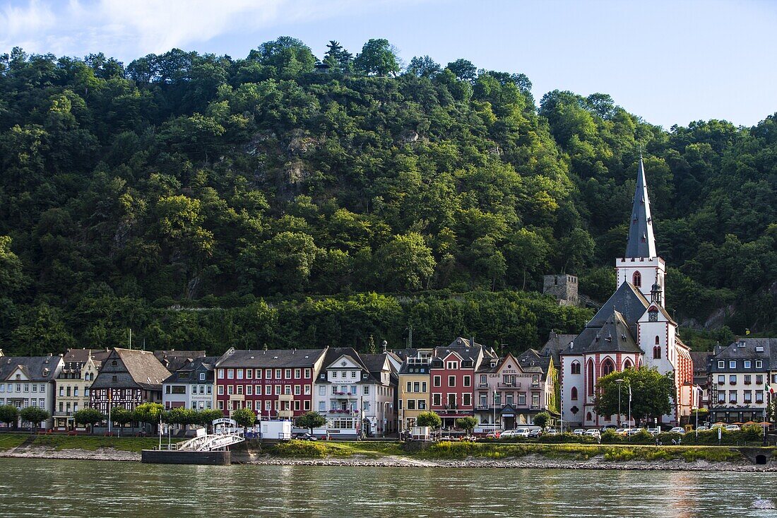 Village of Bacharach in the Rhine valley, Rhineland-Palatinate, Germany, Europe