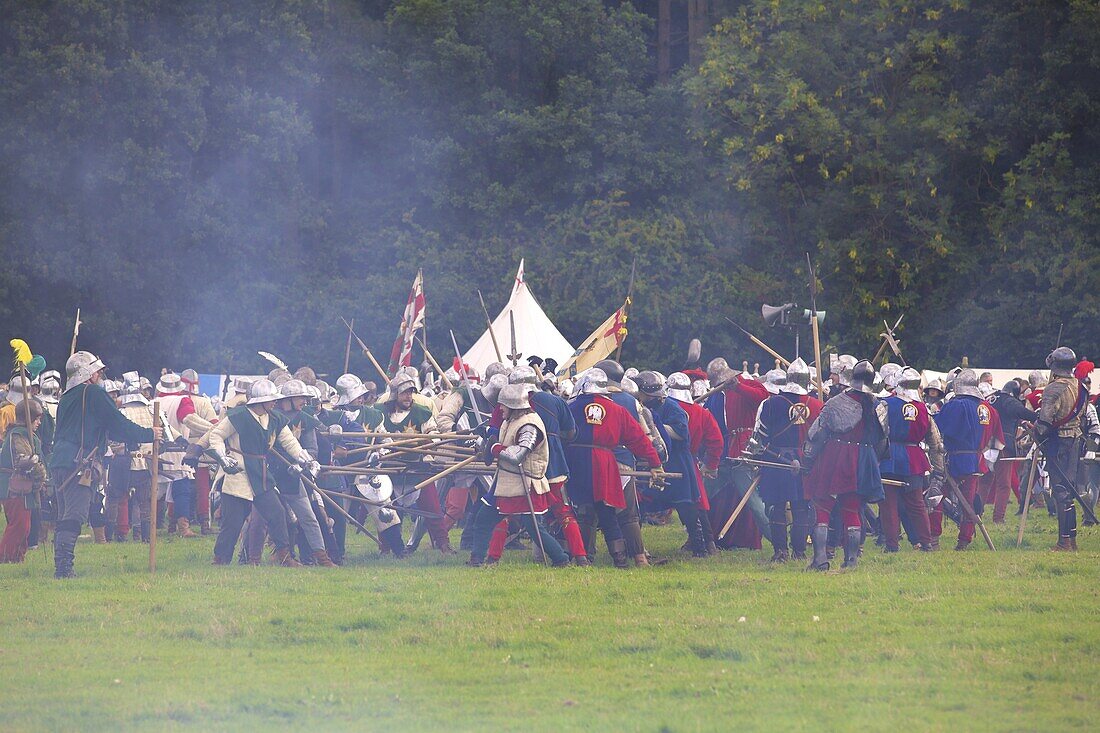 Battle of Bosworth Field Re-enactment, Market Bosworth, Leicestershire, England, United Kingdom, Europe