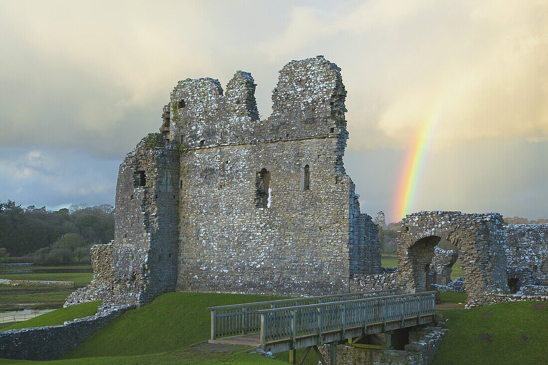 Ogmore Castle, Bridgend, Wales, U.K.