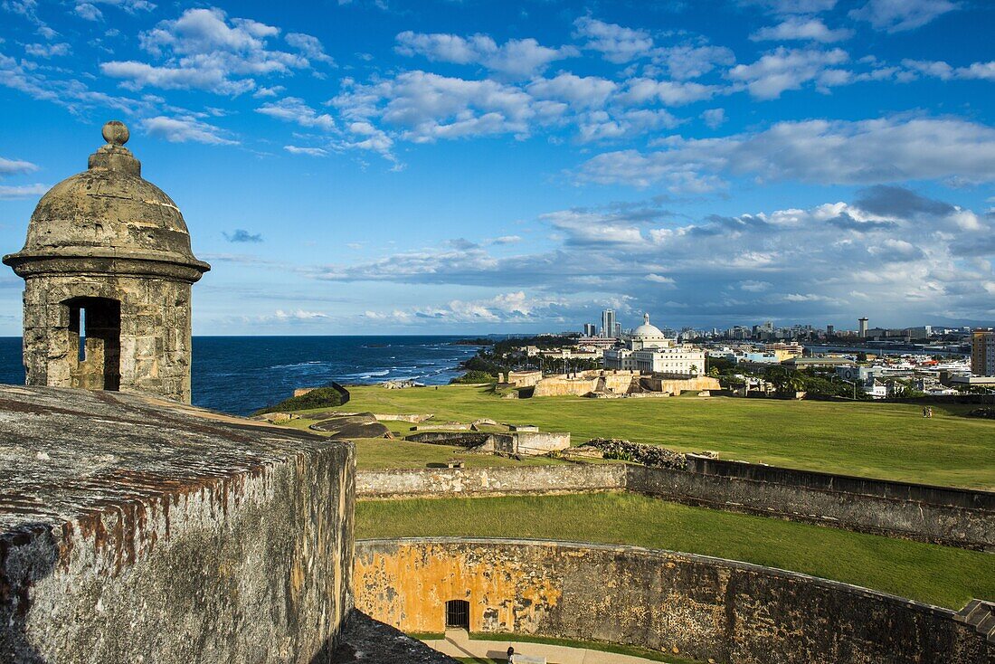 San Felipe del Morro, UNESCO World Heritage Site, San Juan, Puerto Rico, West Indies, Caribbean, Central America