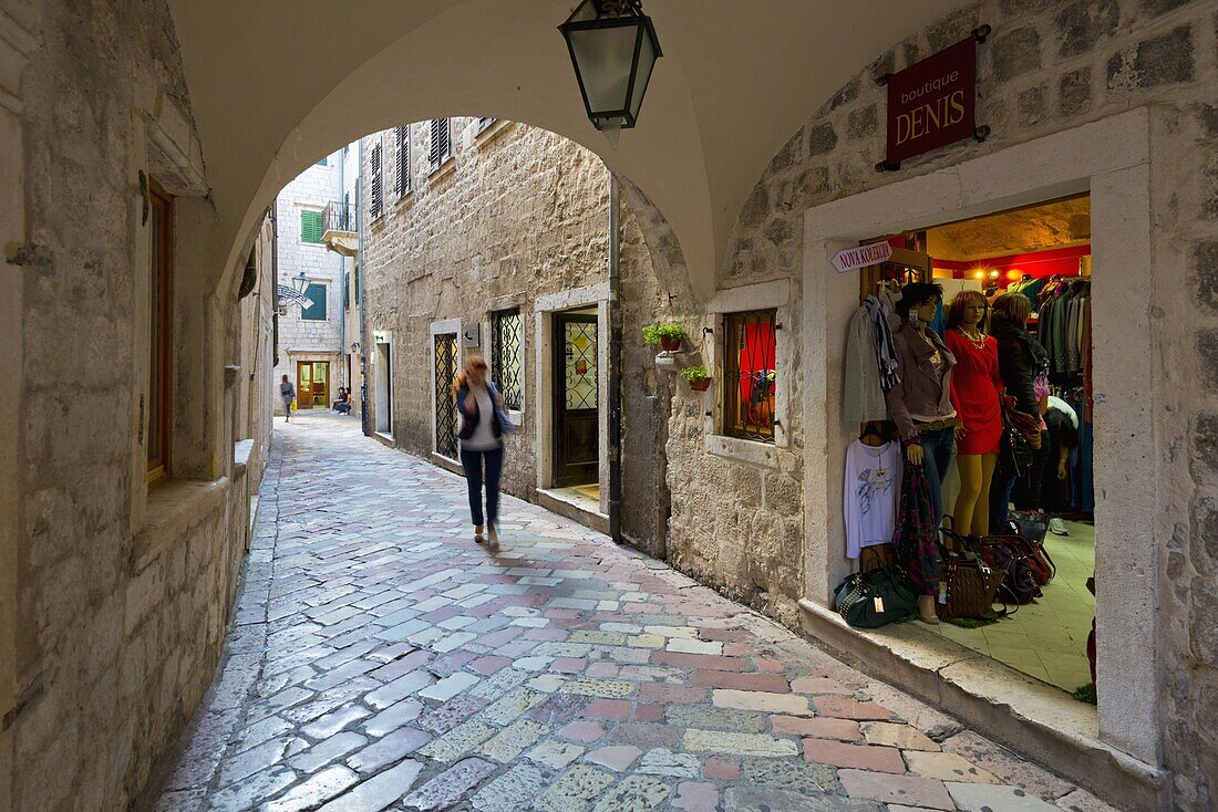 Old Town (Stari Grad), Kotor, Bay of Kotor, UNESCO World Heritage Site, Montenegro, Europe