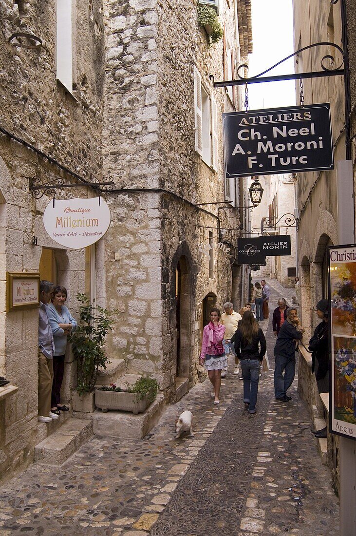 St. Paul de Vence, Alpes Maritimes, Provence, Cote d'Azur, France, Europe