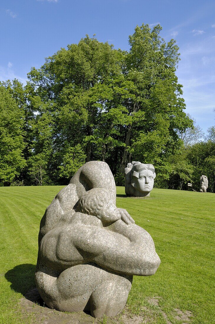 Sculpture Folklore Park, Turaida Museum Reserve, near Sigulda, Latvia, Baltic States, Europe