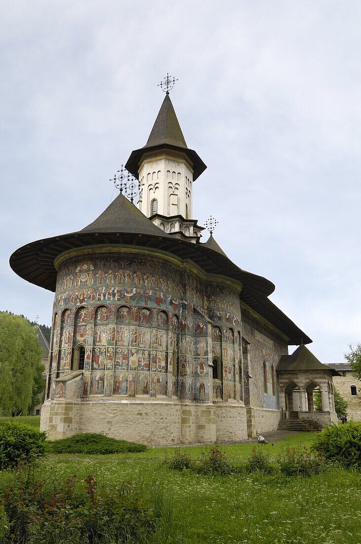 Painted monastery of Sucevita, Moldavia and Southern Bucovina area, Romania, Europe