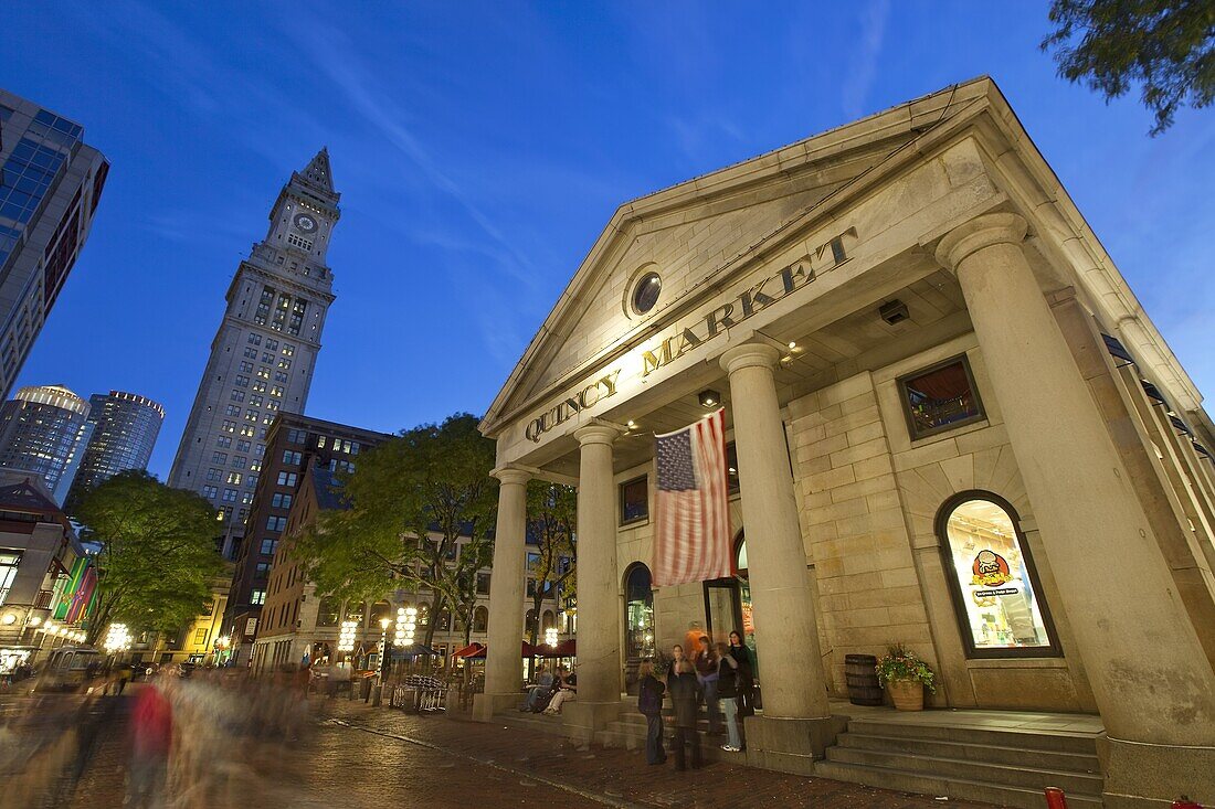 Quincy Market, Boston, Massachusetts, New England, United States of America, North America