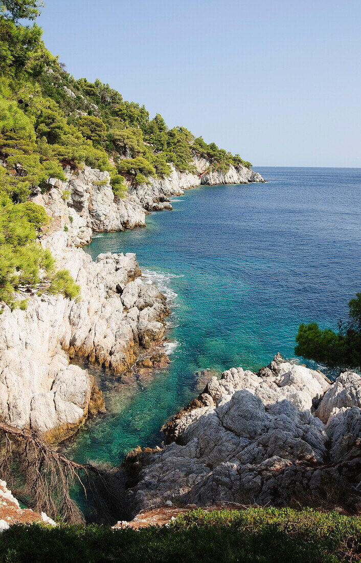 Near Agnotas, Skopelos, Sporades Islands, Greek Islands, Greece, Europe