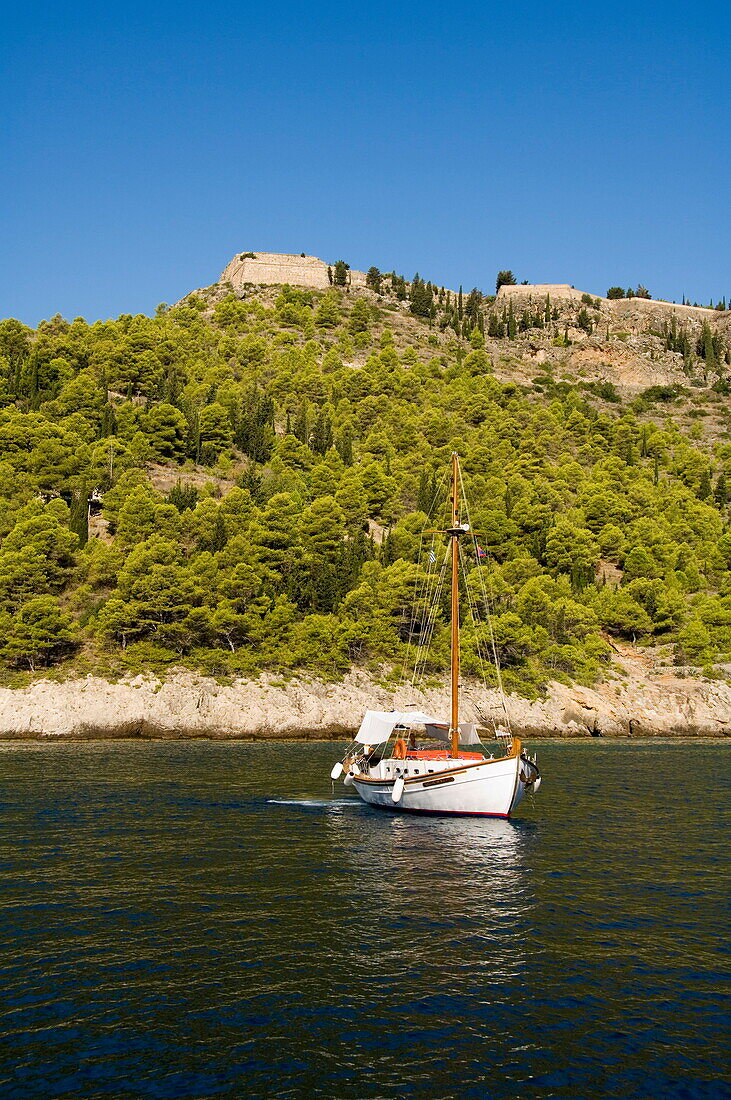 Assos Castle, Assos, Kefalonia … – License image – 71037392 lookphotos